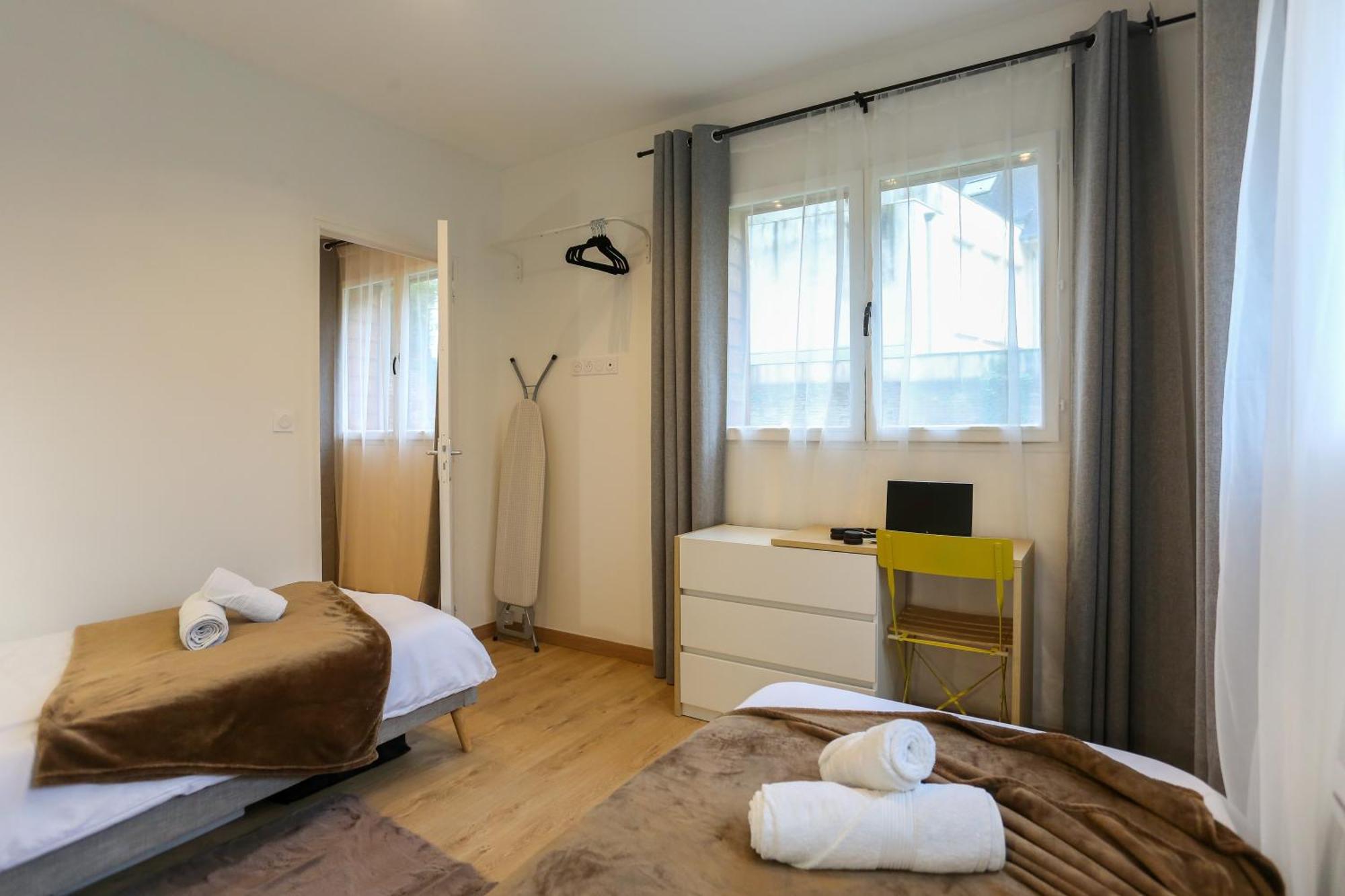 La Chute Des Feuilles - 2 Lits Simples - T2 Hyper Centre Apartment Абвил Екстериор снимка